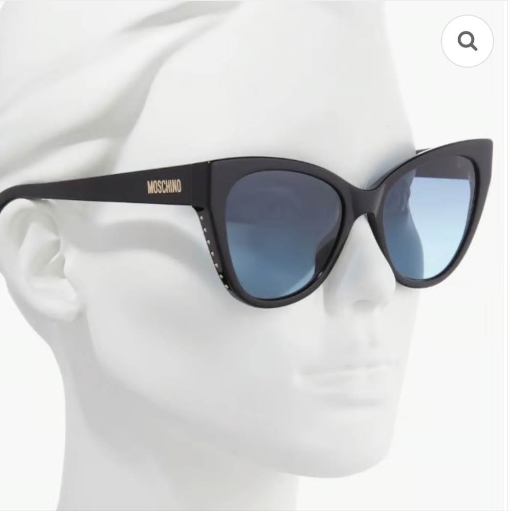 Authentic MOSCHINO Sunglasses NEW With Case & Dustcloth - Picture 14 of 14